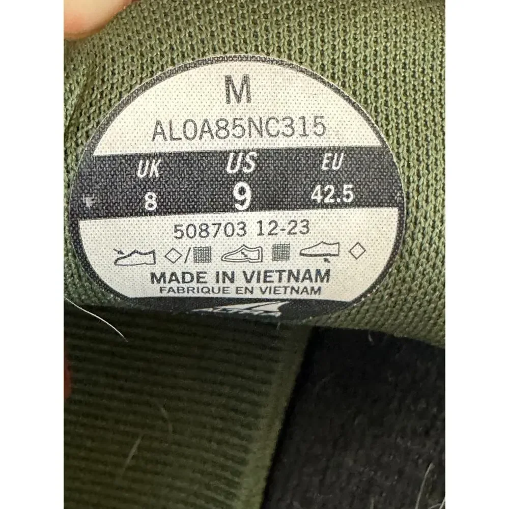 Altra Lone Peak 8 Shoes Mens Size 9 Dusty Olive Orange Trail AL0A85NC315 READ